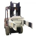 ეფექტურად ჰიდრავლიკური Forklift დანართი მბრუნავი ჩანგლის სამაგრი (2 წყვილი ჩანგალი)