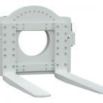 კლასი 2 Forklift დანართი როტორის ჩანგლის სამაგრი 1220 მმ სიგრძით