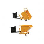 Forklift ნაგვის ურნა / Forklift Hopper Bin / Tipping Skip Forklift