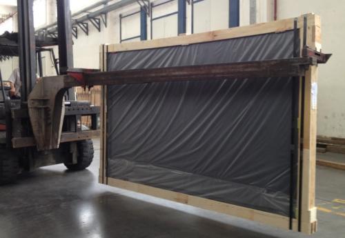 Forklift Jib მინის გატარება